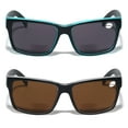 2 Pairs Men Bifocal Large Wide Fitment 150mm Reading Sunglasses Outdoor Readers Glasses +3.50