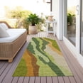 thumbnail image 6 of Addison Rugs Chantille Indoor/Outdoor Transitional Waves Green Washable Runner Rug, 2'3" x 7'6", 6 of 6