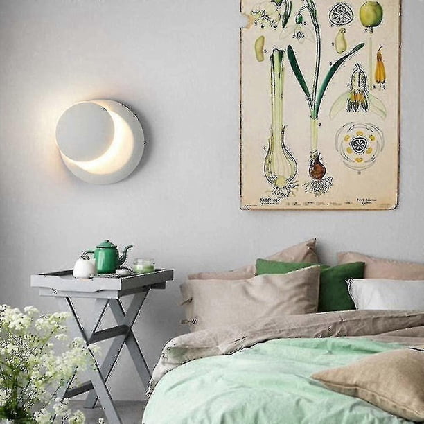 Lamps Wall Lamp Lights Decoration Led Lighting Spin Night Light 3000k Moon Type Sconces Indoor