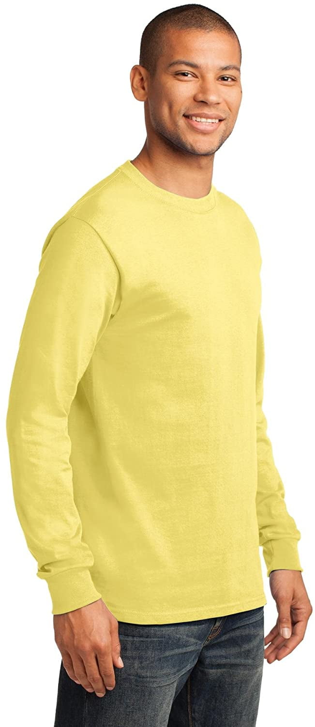 q*s様 C.E LONG SLEEVE T-SHIRT YELLOW Long Sleeve Work T-Shirt - Comfortable and Breathable Epik