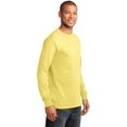 thumbnail image 4 of Port & Company Long Sleeve Essential T-Shirt. Yellow. 2XL., 4 of 4