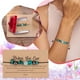 thumbnail image 3 of Pulsera de cuentas de piedra con línea de cera Pulsera combinada de amatista y piedra brillante Pulsera para hombre y mujer Joyería para la mano, 3 of 8