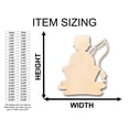 thumbnail image 2 of Unfinished Wood Man Fishing Shape - Craft - up to 46" DIY 20" / 1/2", 2 of 3