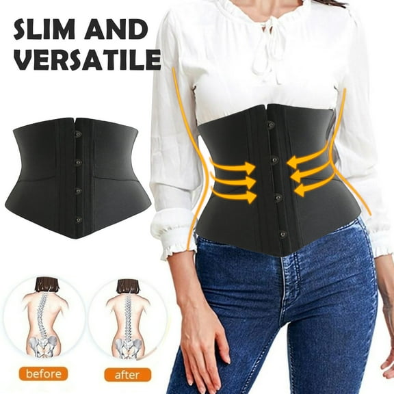 Qepwscx Waist Trainer for Women Corset Shapewear Slim Body Shaper Girdle Waist Cincher Postpartum Belly Bands Workout Corset Tops for Wome Corset Belt Working Out Shapewea