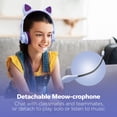 thumbnail image 4 of Audifonos alambricos Hypergear Kitty Gamer lila, 4 of 9