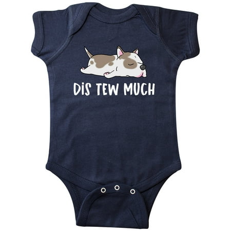 

Inktastic Napping Dis Tew Much Pit Bull Spots Gift Baby Boy or Baby Girl Bodysuit