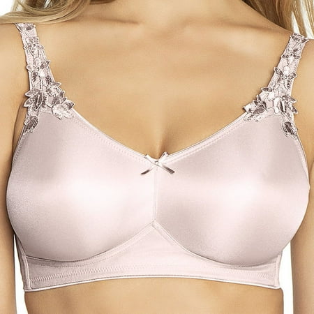 Dominique Women s Jillian Everyday Wire Free Minimizer Bra (30A-44G) #6800 - Pink - 30DD/E