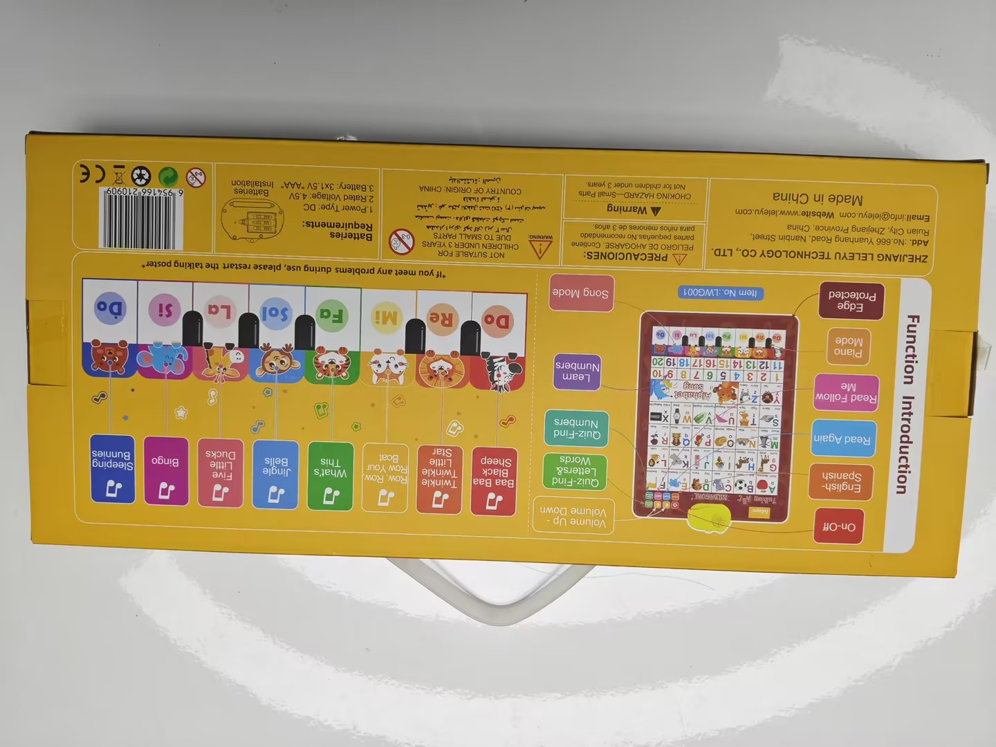 Cshidworld Bilingual Educational ABC Learning Wall Poster photo 8