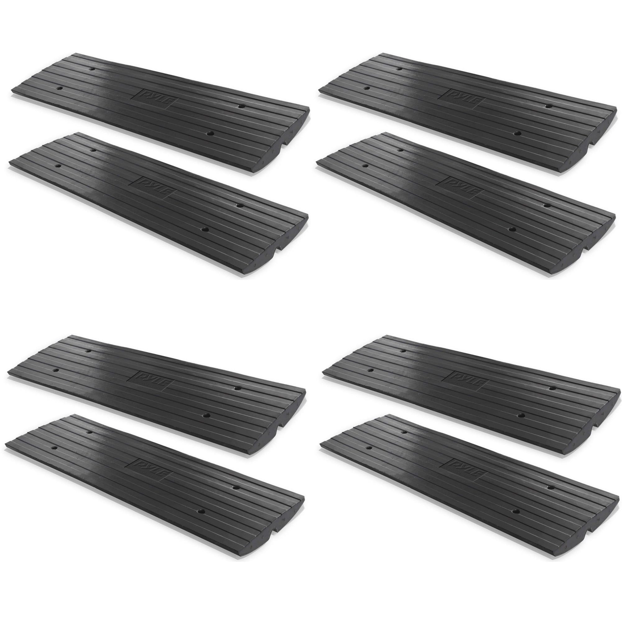 Pyle PCRBDR21 Car/Truck Curbside Driveway Ramp Threshold Bridge Track
