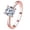 Or Rose, variante sur Liquidation! Bagues pour Femme Bague Clignotante en Zircon Diamant Bague à la Mode et Classique Bague à Quatre Griffes Bague au Design de Niche Vif Argent 6 Bague au Design de Niche Vif Argent 8