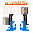 thumbnail image 2 of Hydraulic Toe Jack, Claw Jack, Stainless Steel Air Hydraulic Claw Jack with Handle,Lift Capacity 5-10 Ton, 2 of 7