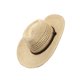 thumbnail image 5 of Sombrero de paja plegable Sonducket para hombre ala ancha Beige, 5 of 6