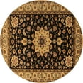 thumbnail image 1 of Ahgly Company Indoor Round Persian Brown Traditional Area Rugs, 8' Round, 1 of 4