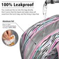 thumbnail image 5 of Insulated Lunch Bag for Women, Floral Print Oxford Fabric Lunch Box, Leakproof Thermal Cooler Tote for Work, School & Picnic, Leopard Animal Print, 5 of 5