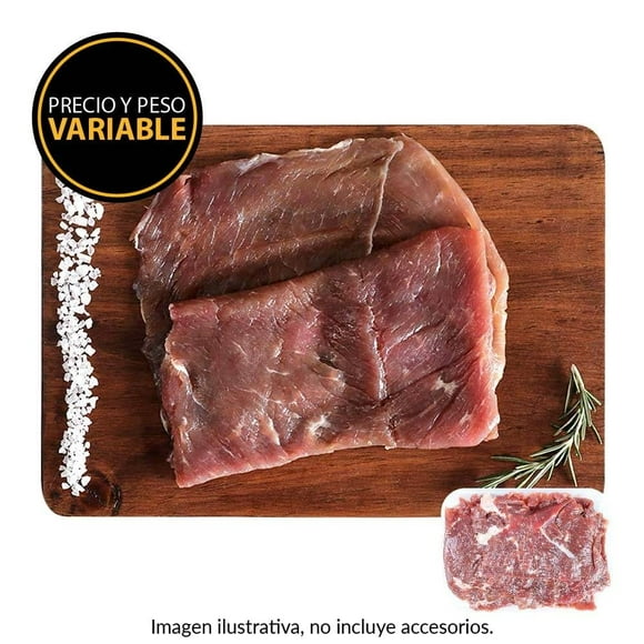 Cecina de res por kg  peso aprox por charola 400 g