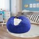 thumbnail image 2 of 1 funda para silla grande circular suave y esponjosa, cómoda funda de terciopelo para sofá, para sala de estar, dormitorio, oficina, decoración del hogar, SOLO funda, SIN RELLENO, 180 cm x 90 cm., 2 of 5