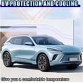 thumbnail image 4 of Car Rear Window Sunshade, Windshield Sunshade Block UV Rays for Rear Facing Seats with Suction Cup, Sunlight Shield for Back Window, Sun Blocker Mesh Cover for Baby Pet Children (39"x19"/Rear), 4 of 6