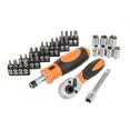 Hyper Tough 34Piece Ratcheting Screwdriver & Socket Set