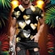thumbnail image 1 of Tops para hombre, blusas y camisas de manga corta con cuello redondo para hombre, jersey informal con cuello redondo estampado para hombre, pantalones cortos deportivos para fitness, blusa de poliéste, 1 of 5