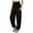 Black, variant on Baqcunre Wide Leg Pants Woman Autumn New Elastic High Waist Wide Leg Casual Pants Womens Fashion Women's Pants Pants for Women Womens Clothes Black L
