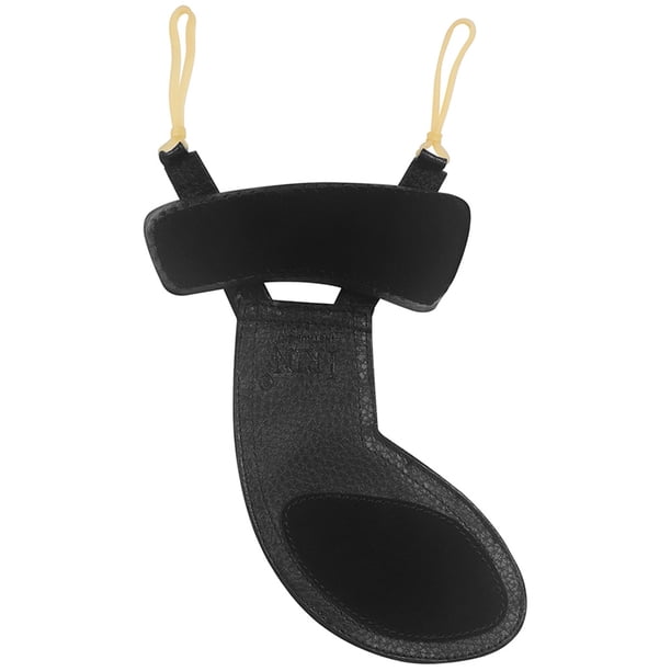 Almohadilla de cuero para el hombro de violín Almohadilla de apoyo barata para violín Accesorio para violín para principiantes 3/4-4/4