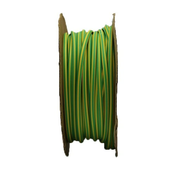 BuyHeatShrink 1/2" 2:1 Polyolefin Heat Shrink (250 feet/spool) - Yellow/Green