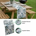 thumbnail image 5 of Watercolor Flowers Table Runner - 48 Inch Long, Kitchen Dining Table Runner Dresser Scarves, Spring Floral Leaves Botanical Blue Farmhouse Decor for Coffee Tables Wedding Party Banquet, 5 of 8
