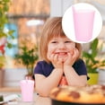 thumbnail image 5 of NOGIS 4Pcs Cup with Built in Straw Plastic Water Sippy Cups Containers Milk Straw Drinking Cups for Kids (S Size，Random Color), 5 of 7