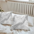 thumbnail image 5 of Abstract Marble Outdoor Pillow Covers Pack of 2 Minimalist Art Back Texture Minimalist Art Waterproof Throw Pillow Covers Decorative Cushion Cases for Patio Garden Tent Balcony Couch 20x20 inch, 5 of 8