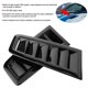 thumbnail image 3 of 2Pcs Universal Bonnet Air Vents Engine Hood Car Exterior Parts for Focus RS MK2 StyleGloss Black, 3 of 5