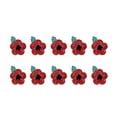thumbnail image 1 of 5pcs Poppy Badges Pin Brooch Crystal Enamel Badge 2020 Red Poppy Branch, 1 of 8
