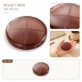 thumbnail image 7 of Pill Organizer 4 Compartment Round Brown Portable Daily Use for Travel, 7 of 7