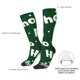 thumbnail image 4 of Fotbe Ho Ho Ho A Calcetas Divertidas Estampadas para Hombre y Mujer, Calcetas de Algodón hasta la Rodilla para Caminar, Correr, Enfermería y Embarazo, 4 of 6