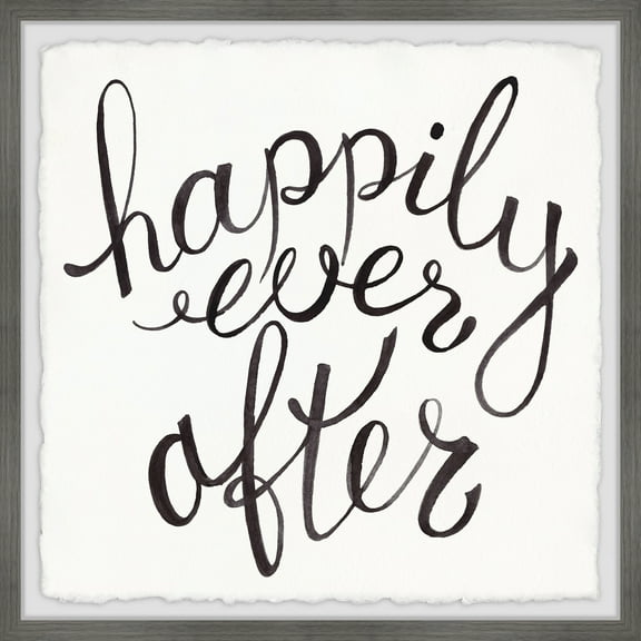 Marmont Hill Happily Ever After III Framed Painting Print