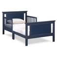 thumbnail image 4 of Olive & Opie Connelly Wood Reversible Panel Toddler Bed in Midnight Blue/Vintage Walnut, 4 of 9