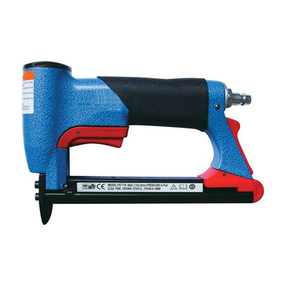 1/2 Inch Pneumatic Air Stapler Fine Furniture Stapler Tool Blue 4-16mm Woodworking