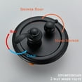 thumbnail image 5 of Matt Black Shower Faucet System Sets Wall Mounted Shower Fixtures Mixer Valve, 5 of 10