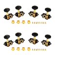 thumbnail image 1 of 4x 4R4L Vintage Open Gear Ukulele 4 String Guitar Tuning Pegs Keys Tuners Machine Guitar Accessory, 1 of 6