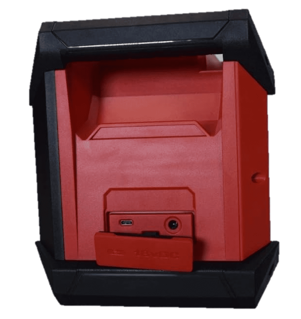 Milwaukee M18 Bluetooth Jobsite Radio (2952-20) – Dual 3.5 in Woofers, Bluetooth 5.0, AM/FM, USB-C Charging, Tool Only