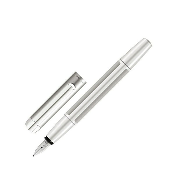 Pelikan Pura Series P40 Fountain Pen - Silver - Broad Point