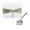 Olive Green Bow, variant on Paper Frenzy Luxury Satin Any Occasion Guest Book and Pen set with Shimmering Rose Ribbon