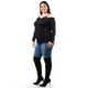 thumbnail image 2 of Blusa diseño doble prenda Roman Fashion Talla Extra 46-48 Negro, 2 of 5