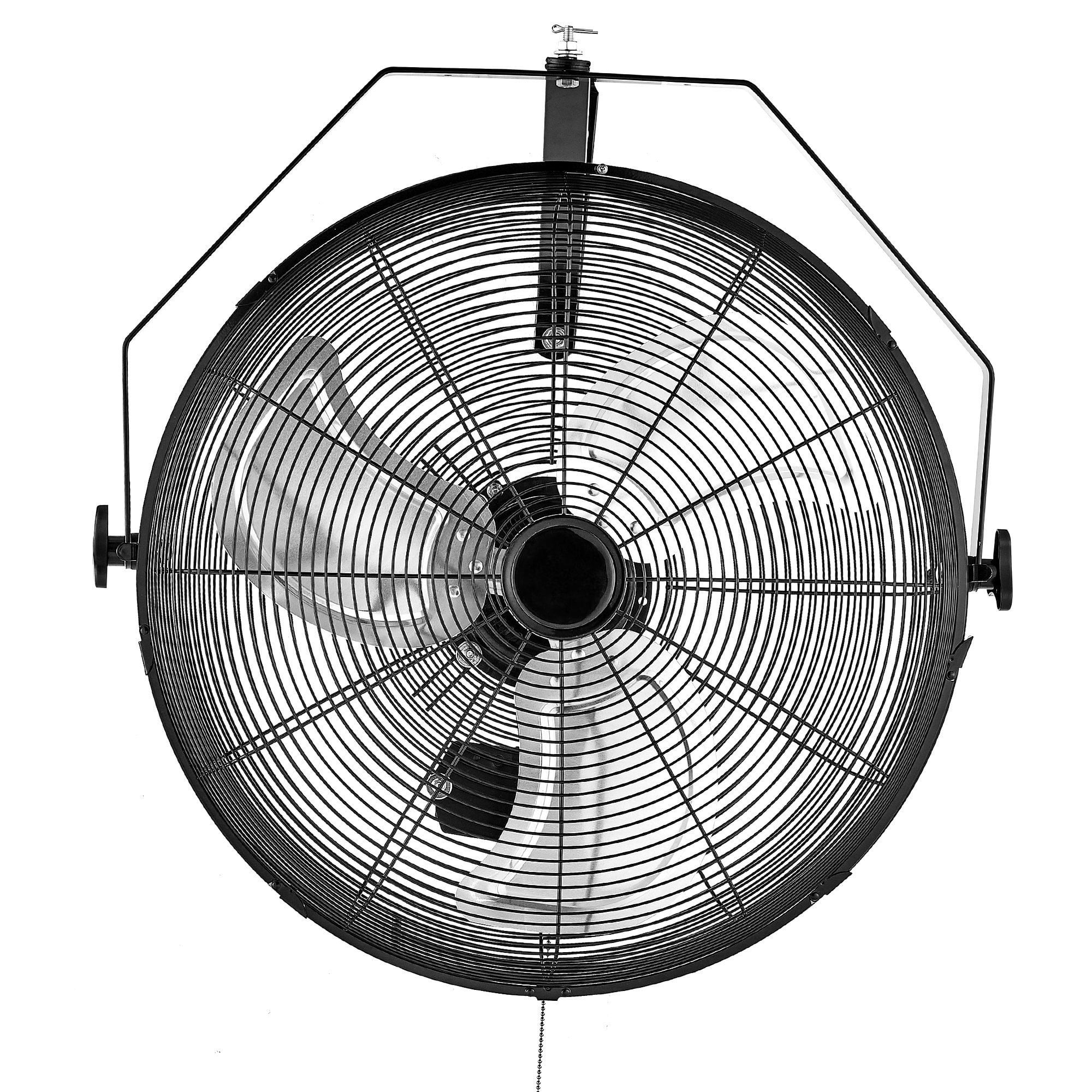 20 Inch Heavy-Duty Wall Mount Fan, 3-Speed 4650 CFM for Garage Workshop Cooling Ventilation