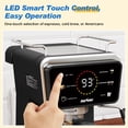 thumbnail image 6 of SUNVIVI 20 Bar Espresso Machine, 3-in-1 Hot & Iced Coffee Maker with Milk Frother, LED Touch Control, Removable 52oz Water Tank, 6 of 14