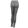 thumbnail image 2 of FashionOutfit Women's Sports Yoga Fitness Workout Front Mesh Insert Stretch Long Leggings, 2 of 4