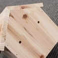 thumbnail image 3 of FUTUREORYY Jouets à Mâcher Écureuil Maison en Bois Triangle Pin Petite Maison Modèle 1 Paquet, 3 of 5