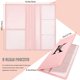 thumbnail image 3 of Yeecase Soporte Para Registro Y Seguro De Auto Porta Documentos De Auto Con Cierre Rosa Con Letras Funda Billetera Auto Vehículo Accesorios Para Auto Para Mujeres Y Hombres, 3 of 5