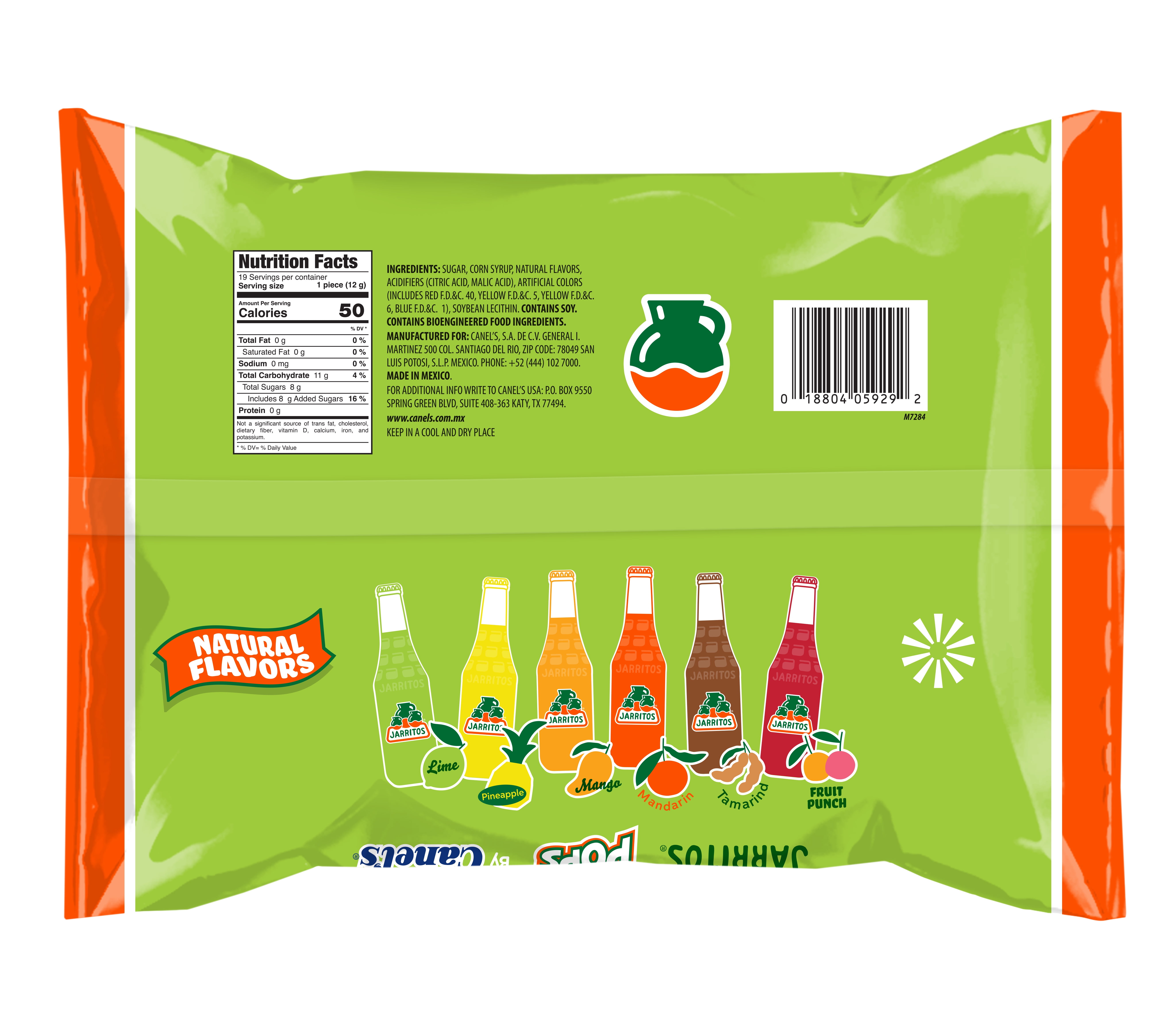 (12 pack) Jarritos Lollipops, 19 Count
