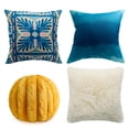 thumbnail image 1 of Set 4 Cojines Decorativos 45 Cm Relleno Cierre Sala Cama, 1 of 6