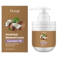 thumbnail image 1 of Facial Depilatory Cream, Coconut Facial Hair Removal Cream for Upper Lip & Chin, Womens Facial Hair Remover Cream for Sensitive Skin, Non-irritating, 1 of 5